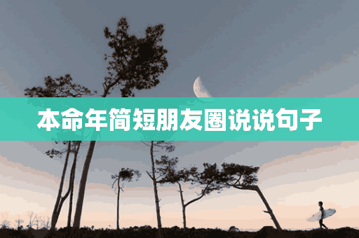 本命年简短朋友圈说说句子(本命年简短朋友圈说说句子图片)